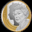 Stbrn mince Krlovna Albta II.- In Memoriam (1926-2022) 1 Oz (H.M.Queen Elizabeth II.) 2022 Gilded PROOF