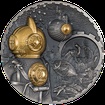 Exkluzivn stbrn mince Steampunk - Nautilus 3 Oz 2022 Gilded Ultra High Relief Antique