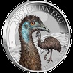 Stbrn mince 1 Oz Australian Emu 2023 Color
