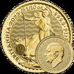 Zlatá mince 10 Pounds Britannia 1/10 Oz 2023 - Král Karel III. (King Charles III.)