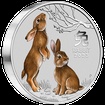Lunrn srie III. - stbrn mince Year of the Rabbit (Rok krlka) 1 kg 2023 Color