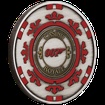 Stbrn mince James Bond 007- Casino Royale Chip (eton) 1 Oz 2023 Color Antique