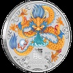 Lunrn srie III. - stbrn mince Year of the Dragon (Rok draka) 2 Oz 2024 Color