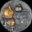 Exkluzivn stbrn mince Steampunk - Nautilus 1kg 2024 Gilded Ultra High Relief Antique