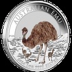 Stbrn mince 1 Oz Australian Emu 2024 Color