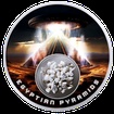 Stbrn mince Egyptian Pyramids (Egyptsk pyramidy) 1oz 2024 (obsahuje egyptsk vpenec) Color PROOF