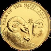 Lunrn srie - zlat mince 100 Pounds Year of the Sheep (Rok ovce) 1 Oz 2015 (Royal Mint)