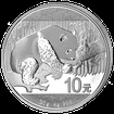 Stbrn mince 10 Yuan China Panda 30g 2016