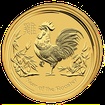 Lunrn srie II. - zlat mince 15 AUD Year of the Rooster (Rok kohouta) 1/10 Oz 2017