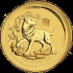 Lunrn srie II. - zlat mince 15 AUD Year of the Dog (Rok psa) 1/10 Oz 2018