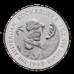 Stbrn mince 1 Oz Australian Kookaburra (Ledek) 1993