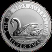 Stbrn mince 1 Oz Australian Swan (Labu ern) 2017