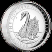 Exkluzivn stbrn mince 5 Oz Australian Swan (Labu ern) 2018 High Relief PROOF