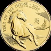 Lunrn srie - zlat mince 100 Pounds Year of the Horse (Rok kon) 1 Oz 2014 (Royal Mint)
