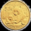 Zlat mince 50 Yuan China Panda 1/10 Oz 2012