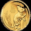Lunrn srie III. - zlat mince Year of the Mouse (Rok krysy) 1/10 Oz 2020 PROOF