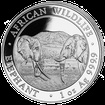 Stbrn mince 100 Schillings Elephant (Slon africk) 1 Oz 2020 (African Wildlife Series)
