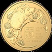 Zlat mince Lunrn srie Year of the Rat (Rok krysy) 1 Oz 2020 (Lunar RAM)
