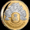 Exkluzivn zlat mince Krlovna Albta II. - Krlovsk portrty 1 Oz (H.M. Queen Elizabeth II.) 2020 (Platinum Plating) PROOF