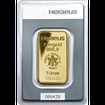 Investiční zlato - zlatý slitek 1 Oz Heraeus