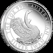 Stbrn mince 1 Oz Australian Swan (Labu ern) 2020 PROOF