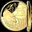Exkluzivn zlat mince Lunrn srie Year of the Ox (Rok buvola) 1 Oz 2021 Dome PROOF (Lunar RAM)