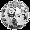 Stbrn mince 10 Yuan China Panda 30g 2021