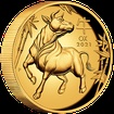 Lunrn srie III. - exkluzivn zlat mince Year of the Ox (Rok buvola) 1 Oz 2021 High Relief PROOF