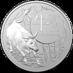 Stbrn mince Lunrn srie Year of the Ox (Rok buvola) 1 Oz 2021 (Lunar RAM)