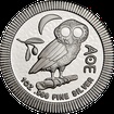 Stbrn mince 1 Oz Athenian Owl (sova athnsk, sek obecn) 2021