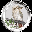 Stbrn mince 1 Oz Australian Kookaburra (Ledek) 2021 Color (World Money Fair Berlin 2021)