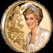 Exkluzivn zlat mince Diana - Princezna z Walesu (60. vro narozen) 1 Oz 2021 Color PROOF