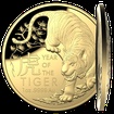 Exkluzivn zlat mince Lunrn srie Year of the Tiger (Rok tygra) 1 Oz 2022 Dome PROOF (Lunar RAM)