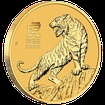 Lunární série III. - zlatá mince Year of the Tiger (Rok tygra) 1/10 Oz 2022