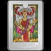Stbrn mince The Empress (Csaovna) 1 Oz 2021 (Tarotov karty) Color PROOF - (4.)