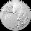 Stbrn mince Lunrn srie Year of the Tiger (Rok tygra) 1 Oz 2022 (Lunar RAM)