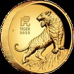 Lunrn srie III. - exkluzivn zlat mince Year of the Tiger (Rok tygra) 1 Oz 2022 High Relief PROOF