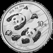 Stbrn mince 10 Yuan China Panda 30g 2022 (40. vro)