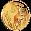 Lunrn srie III. - exkluzivn zlat mince Year of the Mouse (Rok krysy) 1 Oz 2020 Color PROOF