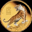 Lunrn srie III. - exkluzivn zlat mince Year of the Tiger (Rok tygra) 1 Oz 2022 Color PROOF