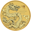 Lunrn Zlat investin mince "Year of the Dragon" Rok Draka 1 Oz 2024