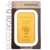 Zlatý slitek Heraeus 100 g