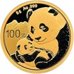 Zlat mince Panda 8 g