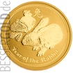 Zlatá mince Rok Zajíce 2 oz