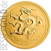 Zlat mince 1/10 oz (trojsk unce) ROK DRAKA Austrlie 2012