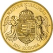 Zlat investin mince 100 Korun Maarsko 1908 novoraba 30,48 g