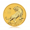 Zlatá investiční mince Australský Lunární rok 2022 Tygr 15,55 g (1/2 Oz)