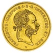 Zlat mince 4 Florin Rakousko (Gulden) 10 Frank novoraba 2,90 g