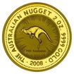 Zlatá investiční mince Nugget Kangaroo Klokan 62,2 g (2 Oz)