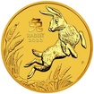 Zlatá investiční mince Australská Lunární Série III. 2023 Králík 1,55 g (1/20 Oz)